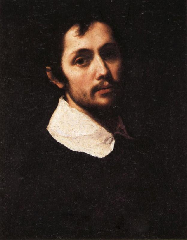 Cristofano Allori Portrait of a Man in Black oil painting image